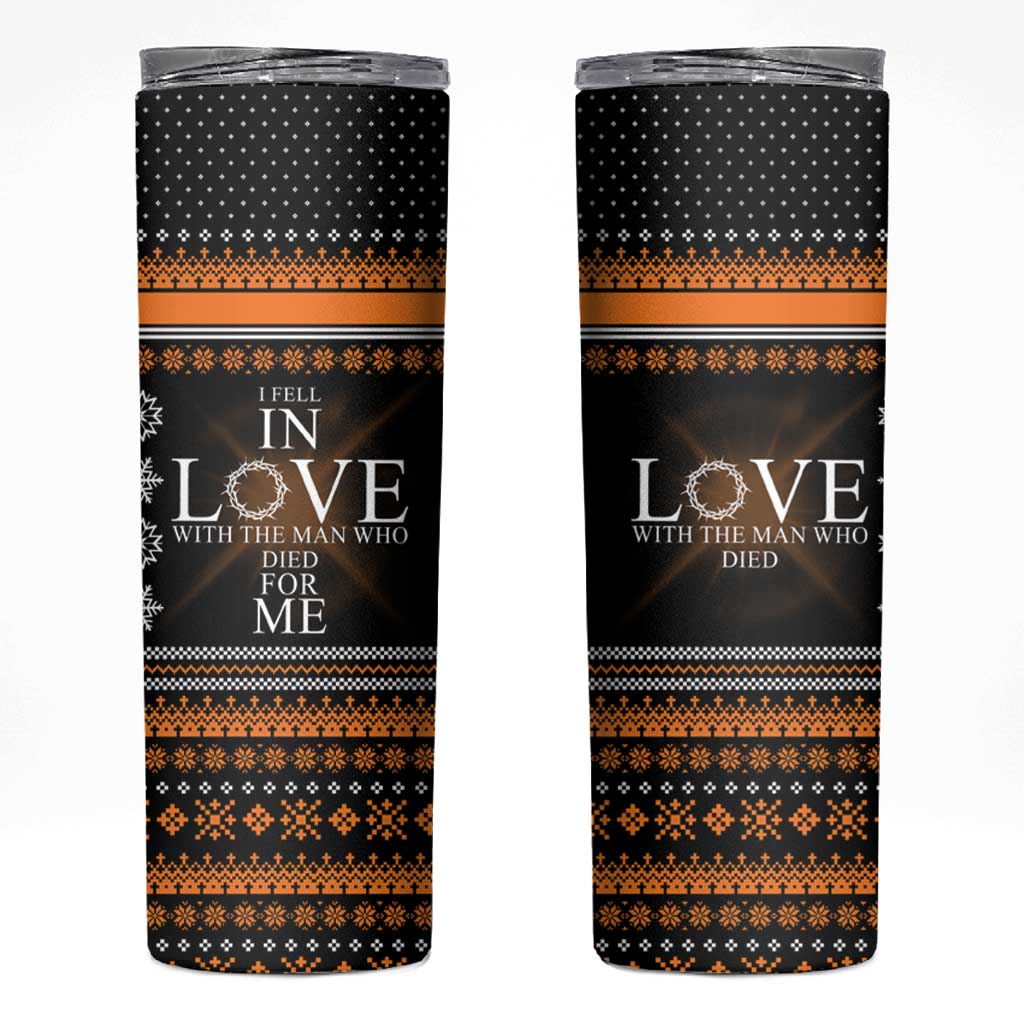 Christian Xmas Christmas Skinny Tumbler Xmas Holiday Patterns