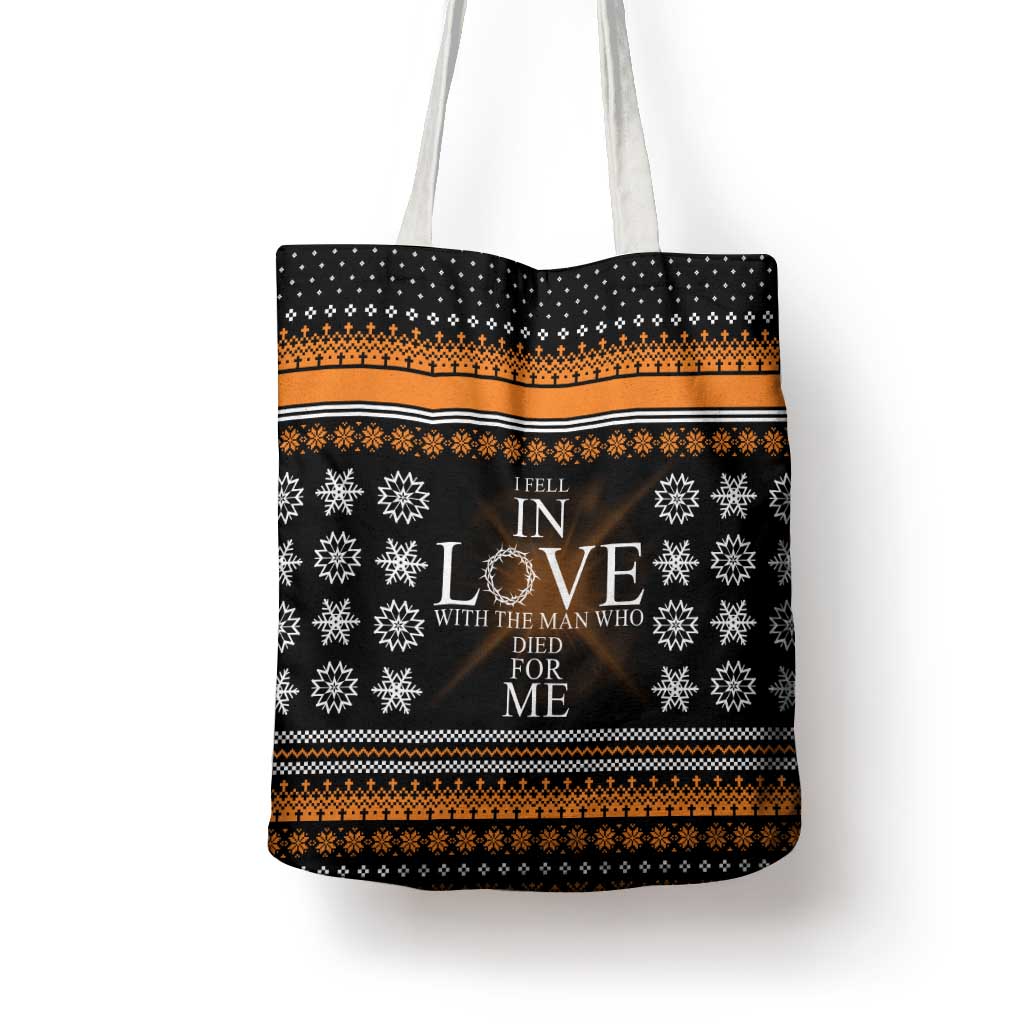 Christian Xmas Christmas Tote Bag Xmas Holiday Patterns