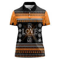 Christian Xmas Christmas Women Polo Shirt Xmas Holiday Patterns