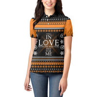 Christian Xmas Christmas Women Polo Shirt Xmas Holiday Patterns