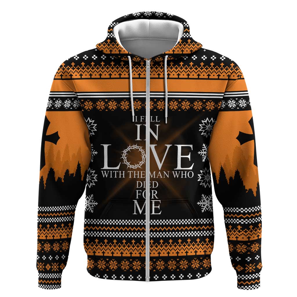 Christian Xmas Christmas Zip Hoodie Xmas Holiday Patterns