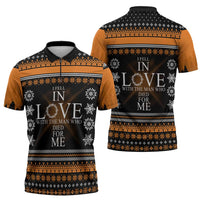 Christian Xmas Christmas Zipper Polo Shirt Xmas Holiday Patterns