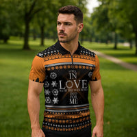 Christian Xmas Christmas Zipper Polo Shirt Xmas Holiday Patterns