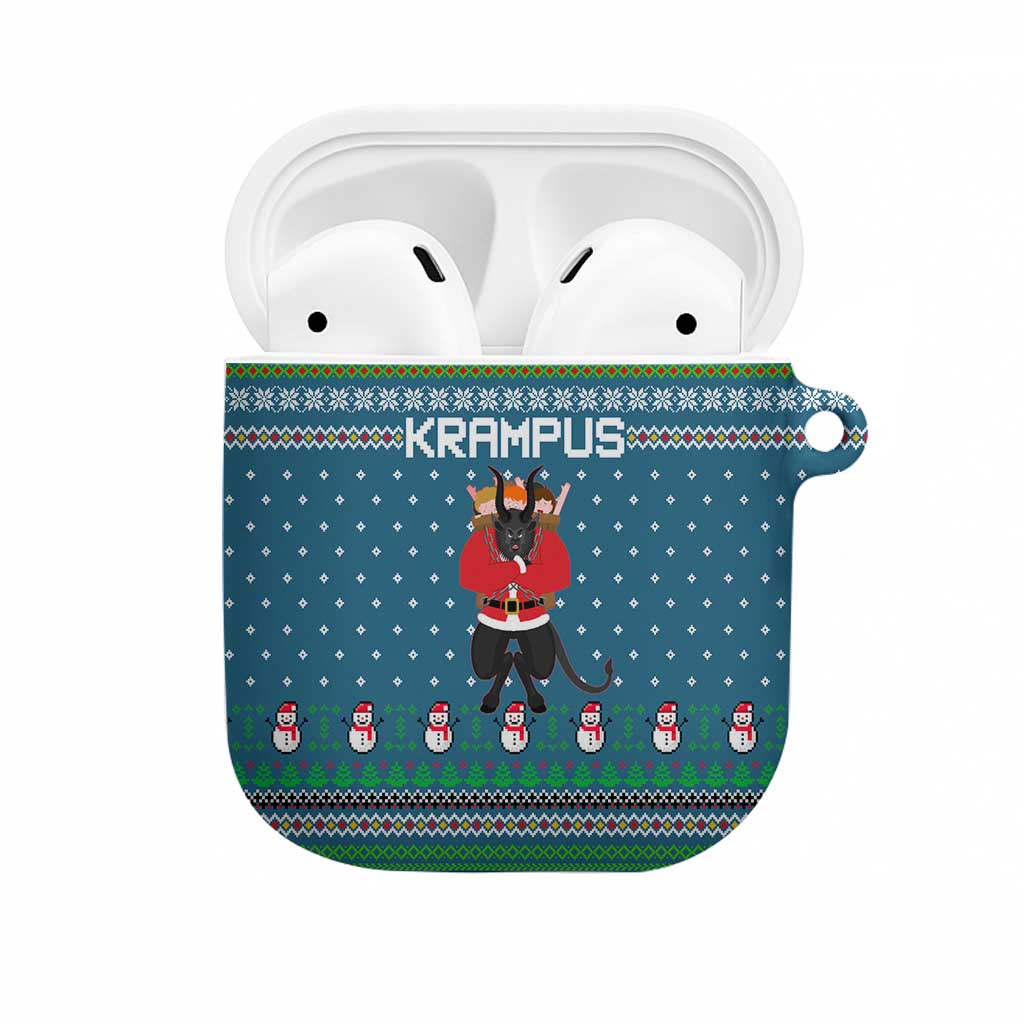 Merry Krampus Christmas AirPods Case Xmas Holiday Patterns - Wonder Print Shop