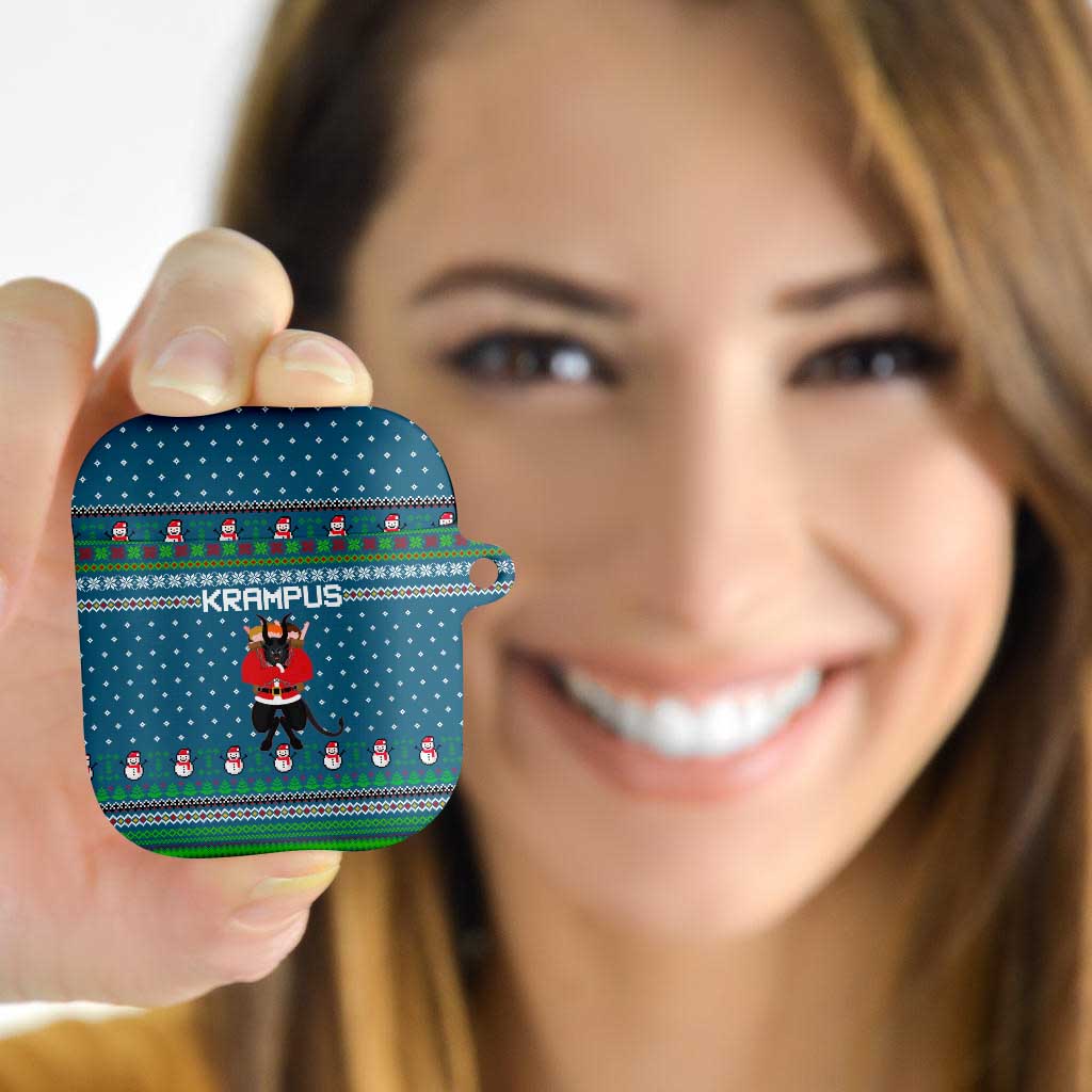 Merry Krampus Christmas AirPods Case Xmas Holiday Patterns - Wonder Print Shop