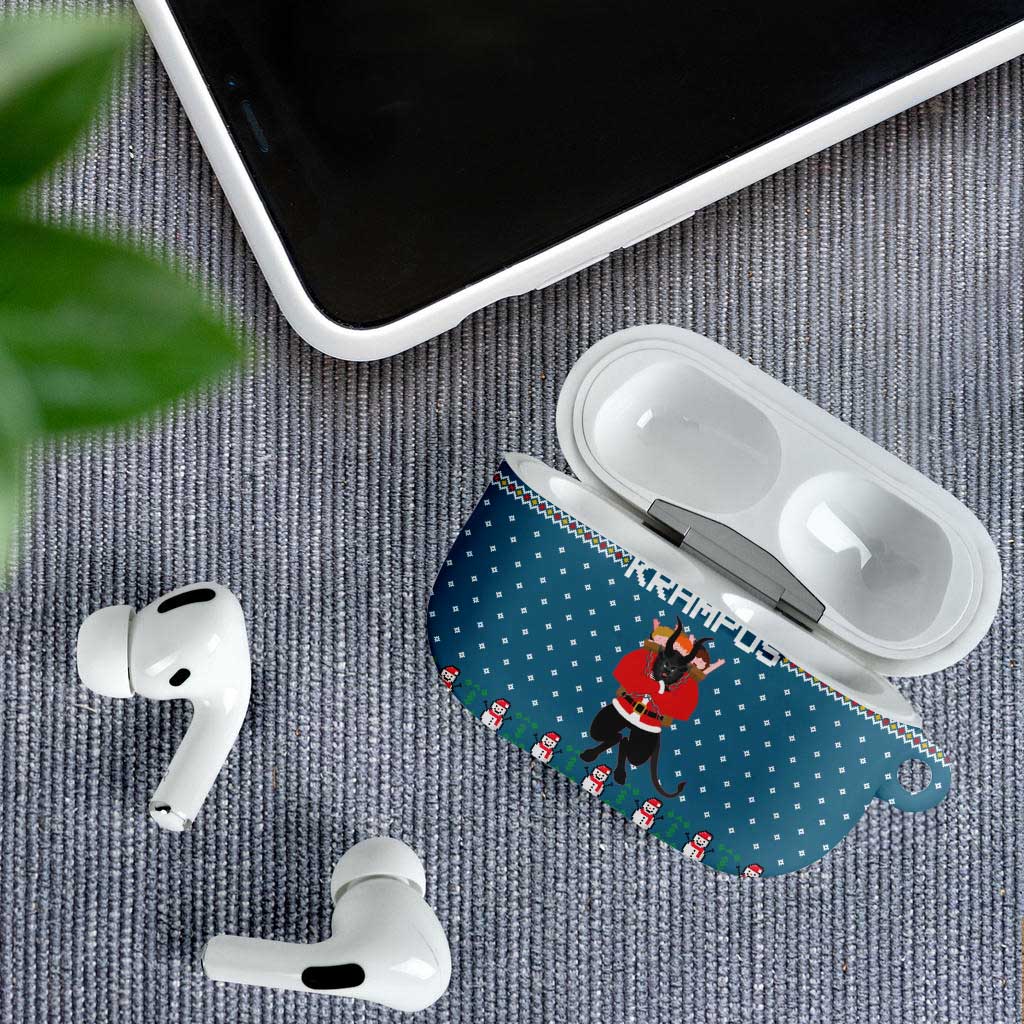 Merry Krampus Christmas AirPods Case Xmas Holiday Patterns - Wonder Print Shop