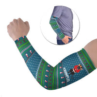 Merry Krampus Christmas Arm Sleeves Xmas Holiday Patterns - Wonder Print Shop