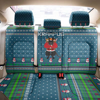 Merry Krampus Christmas Back Car Seat Cover Xmas Holiday Patterns - Wonder Print Shop