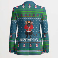 Merry Krampus Christmas Blazer Xmas Holiday Patterns - Wonder Print Shop