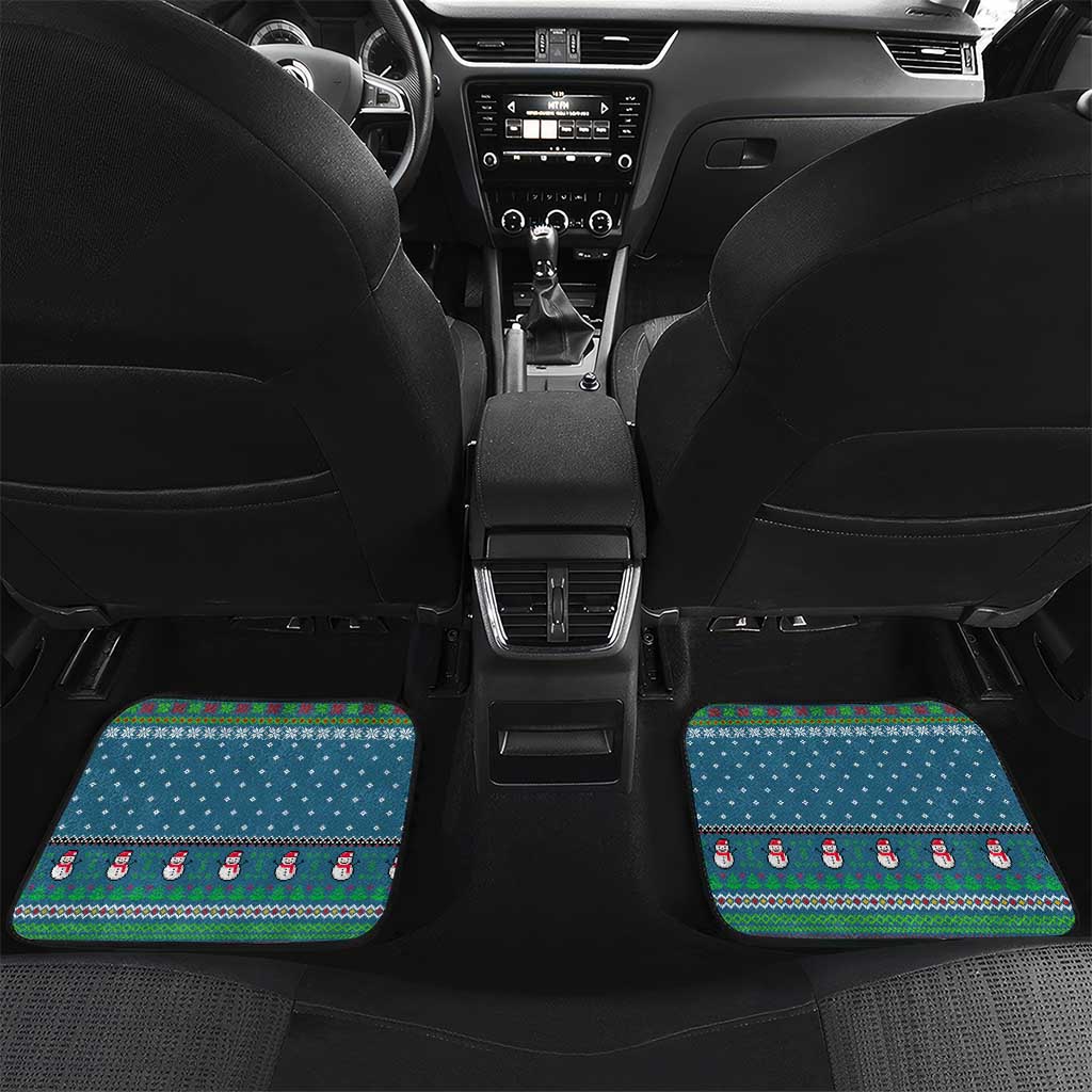 Merry Krampus Christmas Car Mats Xmas Holiday Patterns - Wonder Print Shop