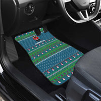 Merry Krampus Christmas Car Mats Xmas Holiday Patterns - Wonder Print Shop
