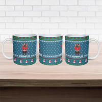 Merry Krampus Christmas Ceramic Mug Xmas Holiday Patterns - Wonder Print Shop