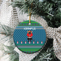 Merry Krampus Christmas Ceramic Ornament Xmas Holiday Patterns - Wonder Print Shop