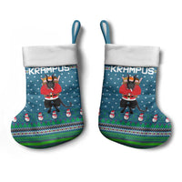 Merry Krampus Christmas Stocking Xmas Holiday Patterns - Wonder Print Shop
