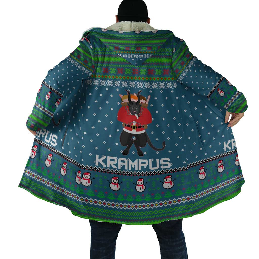Merry Krampus Christmas Cloak Xmas Holiday Patterns - Wonder Print Shop