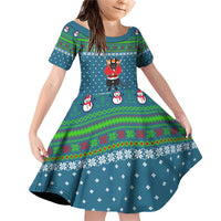 Merry Krampus Christmas Family Matching Off Shoulder Short Dress and Hawaiian Shirt Xmas Holiday Patterns - Wonder Print Shop