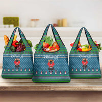 Merry Krampus Christmas Grocery Bag Xmas Holiday Patterns - Wonder Print Shop