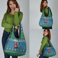 Merry Krampus Christmas Grocery Bag Xmas Holiday Patterns - Wonder Print Shop