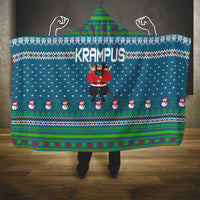 Merry Krampus Christmas Hooded Blanket Xmas Holiday Patterns - Wonder Print Shop