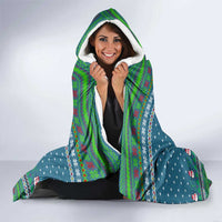 Merry Krampus Christmas Hooded Blanket Xmas Holiday Patterns - Wonder Print Shop
