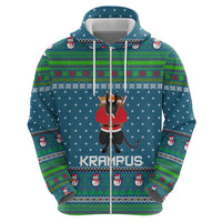 Merry Krampus Christmas Hoodie Xmas Holiday Patterns - Wonder Print Shop