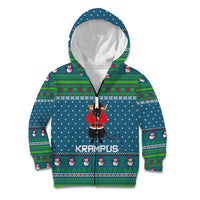 Merry Krampus Christmas Kid Hoodie Xmas Holiday Patterns - Wonder Print Shop