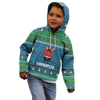 Merry Krampus Christmas Kid Hoodie Xmas Holiday Patterns - Wonder Print Shop