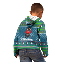 Merry Krampus Christmas Kid Hoodie Xmas Holiday Patterns - Wonder Print Shop
