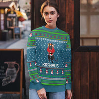 Merry Krampus Christmas Ugly Christmas Sweater Xmas Holiday Patterns - Wonder Print Shop