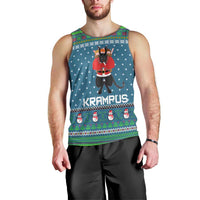 Merry Krampus Christmas Men Tank Top Xmas Holiday Patterns - Wonder Print Shop