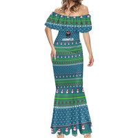 Merry Krampus Christmas Mermaid Dress Xmas Holiday Patterns - Wonder Print Shop