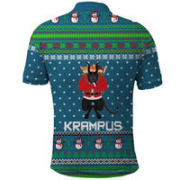 Merry Krampus Christmas Polo Shirt Xmas Holiday Patterns - Wonder Print Shop