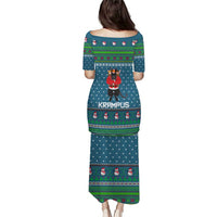 Merry Krampus Christmas Puletasi Xmas Holiday Patterns - Wonder Print Shop