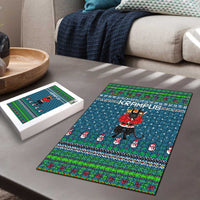 Merry Krampus Christmas Puzzle Xmas Holiday Patterns - Wonder Print Shop