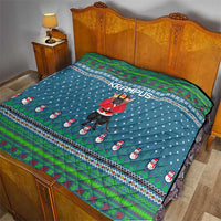 Merry Krampus Christmas Quilt Xmas Holiday Patterns - Wonder Print Shop