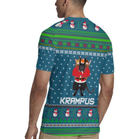 Merry Krampus Christmas Rugby Jersey Xmas Holiday Patterns - Wonder Print Shop