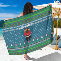 Merry Krampus Christmas Sarong Xmas Holiday Patterns - Wonder Print Shop