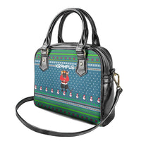 Merry Krampus Christmas Shoulder Handbag Xmas Holiday Patterns - Wonder Print Shop