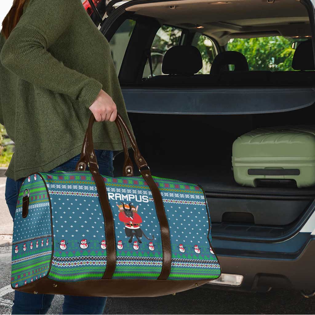 Merry Krampus Christmas Travel Bag Xmas Holiday Patterns - Wonder Print Shop