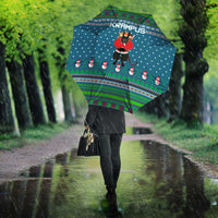 Merry Krampus Christmas Umbrella Xmas Holiday Patterns - Wonder Print Shop