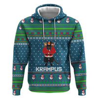 Merry Krampus Christmas Zip Hoodie Xmas Holiday Patterns - Wonder Print Shop