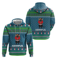 Merry Krampus Christmas Zip Hoodie Xmas Holiday Patterns - Wonder Print Shop