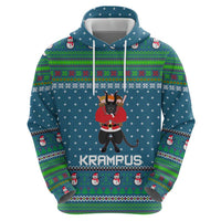 Merry Krampus Christmas Zip Hoodie Xmas Holiday Patterns - Wonder Print Shop