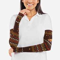 Turkey And WIne Christmas Arm Sleeves Xmas Holiday Patterns - undefined