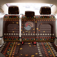 Turkey And WIne Christmas Back Car Seat Cover Xmas Holiday Patterns - Wonder Print Shop