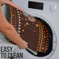 Turkey And WIne Christmas Bathroom Set Xmas Holiday Patterns - Wonder Print Shop