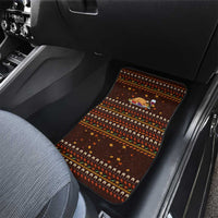 Turkey And WIne Christmas Car Mats Xmas Holiday Patterns - Wonder Print Shop