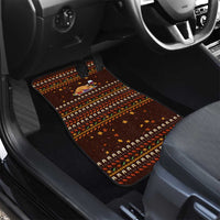 Turkey And WIne Christmas Car Mats Xmas Holiday Patterns - Wonder Print Shop