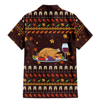 Turkey And WIne Christmas Family Matching Mermaid Dress and Hawaiian Shirt Xmas Holiday Patterns - Wonder Print Shop
