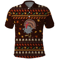 Turkey And WIne Christmas Polo Shirt Xmas Holiday Patterns - Wonder Print Shop